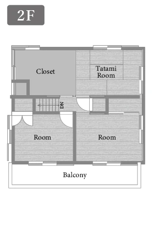 ビフォーの間取り（2F）