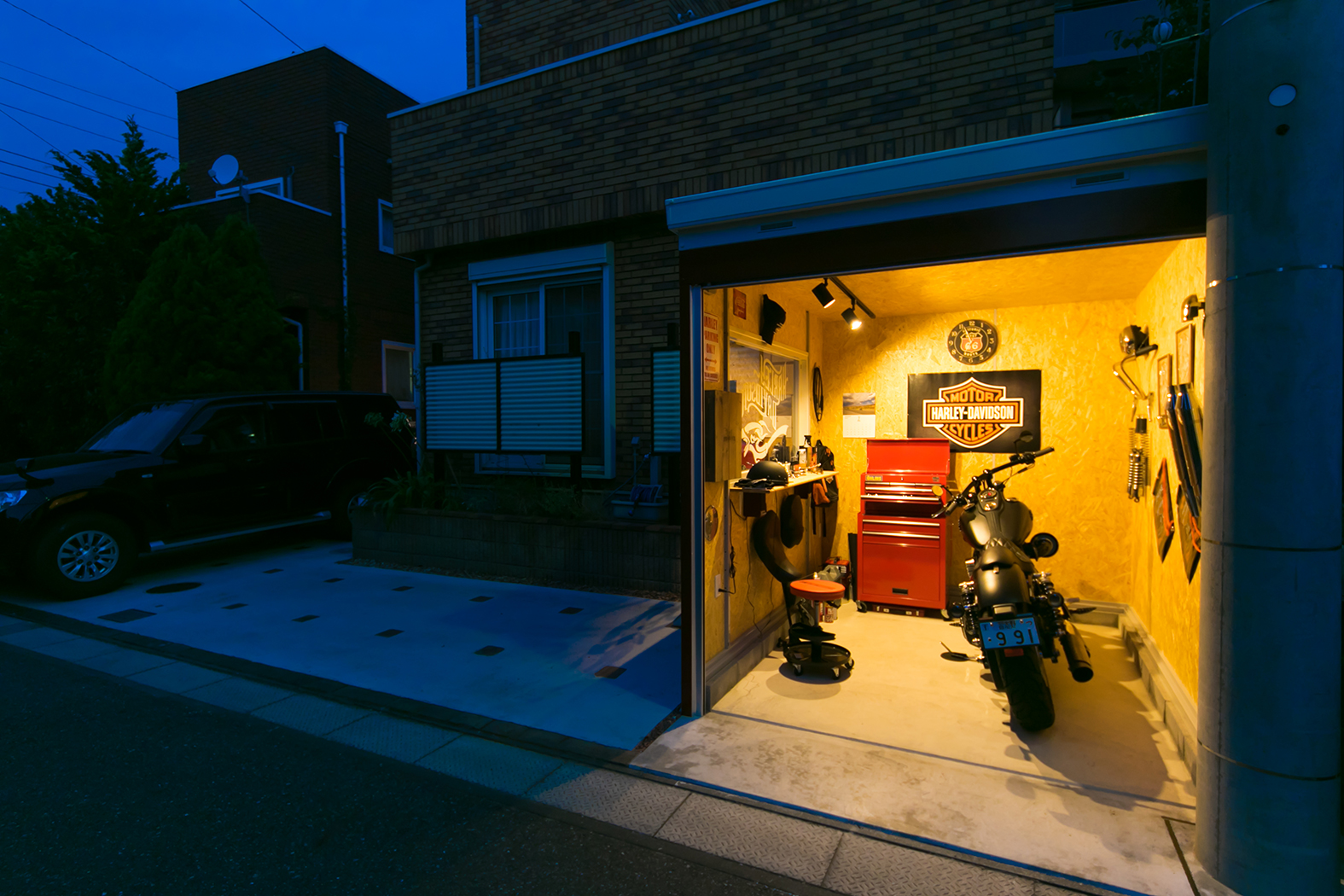 バイクガレージ 自宅ジム 千葉でリフォーム リノベーションなら家coco うちここ 創業26年デザインリフォーム専門店