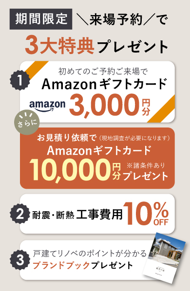 来場特典Amazonギフトカード