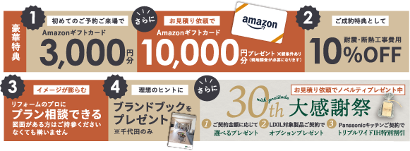 来場特典Amazonギフトカード