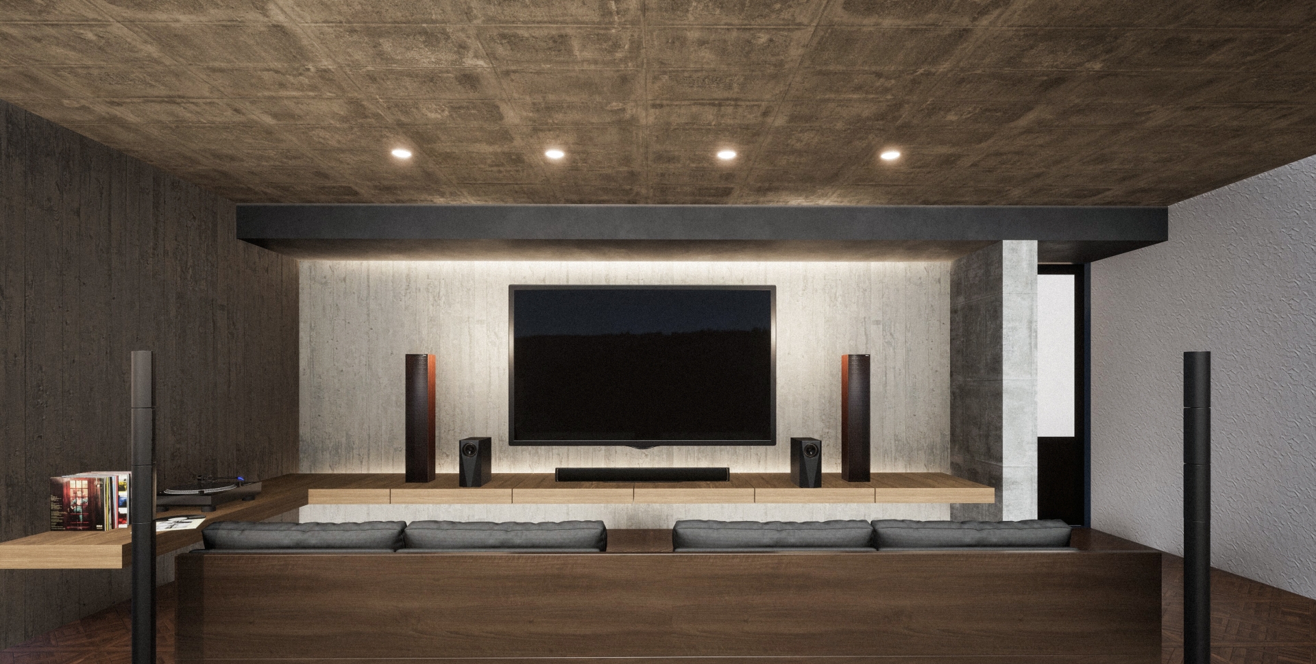 映画館のようなシアタールーム