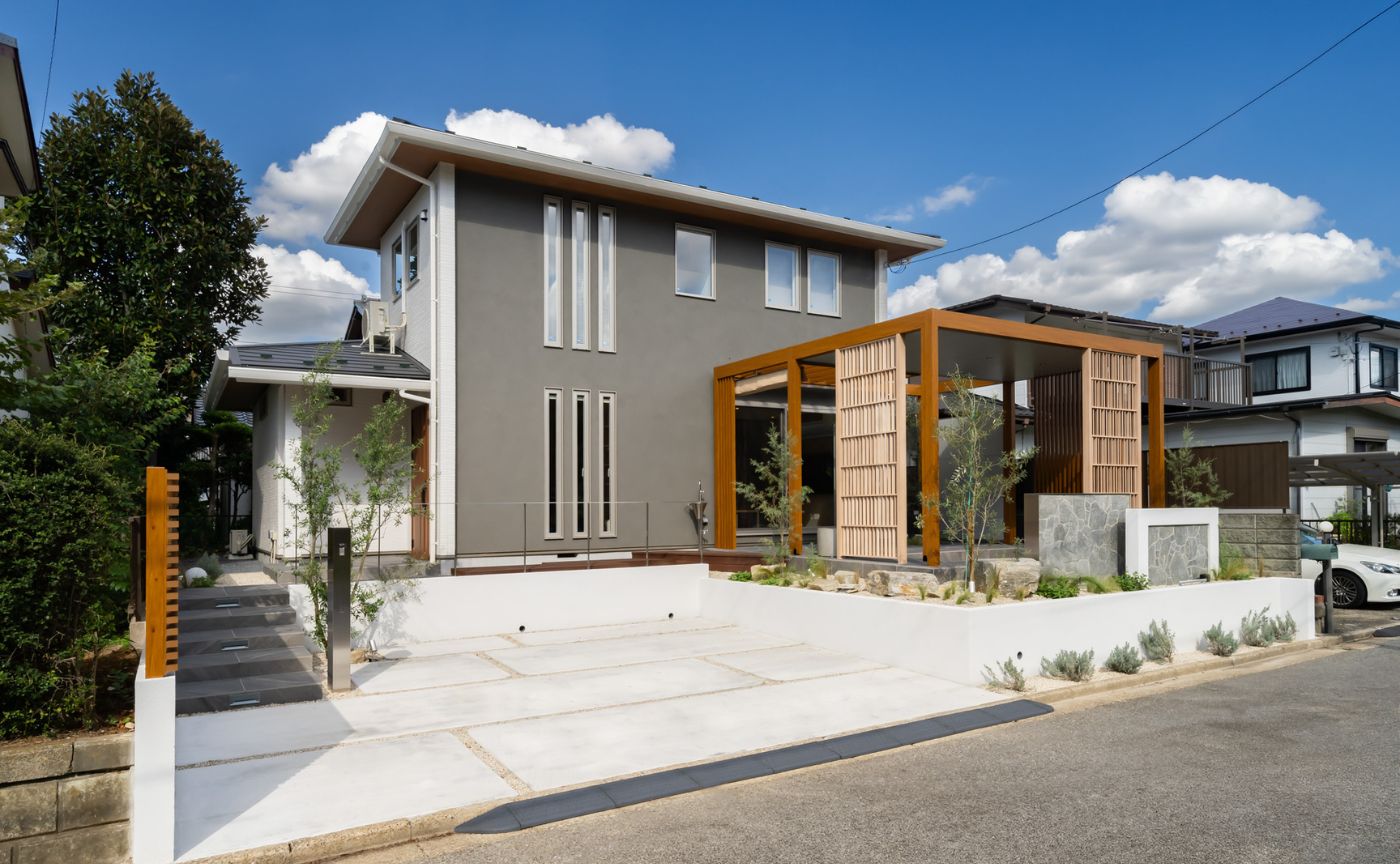 モデルハウス紡ぎの家高津外観