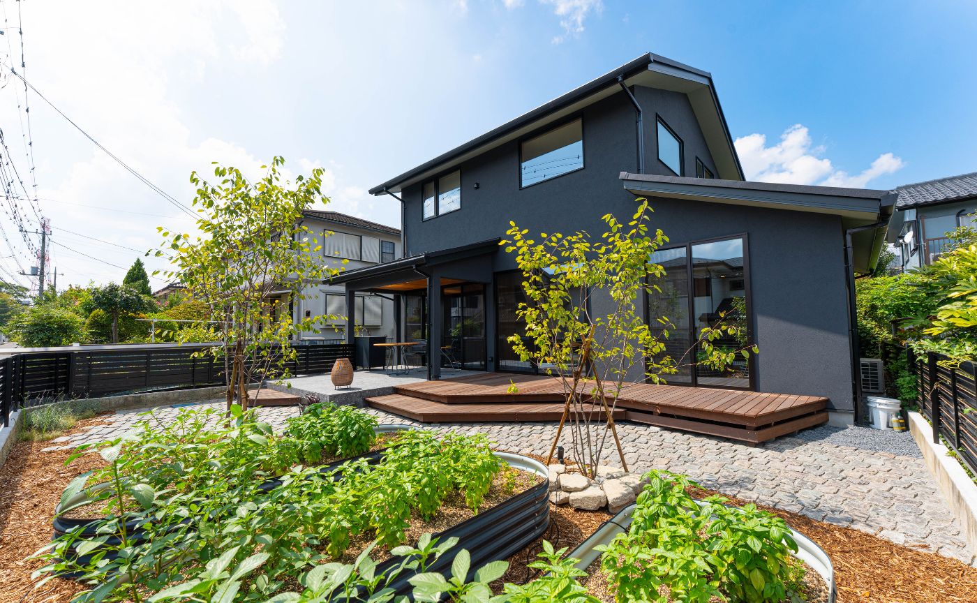 モデルハウス紡ぎの家みそら外観