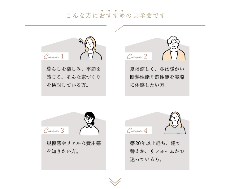 こんな方におススメの見学会