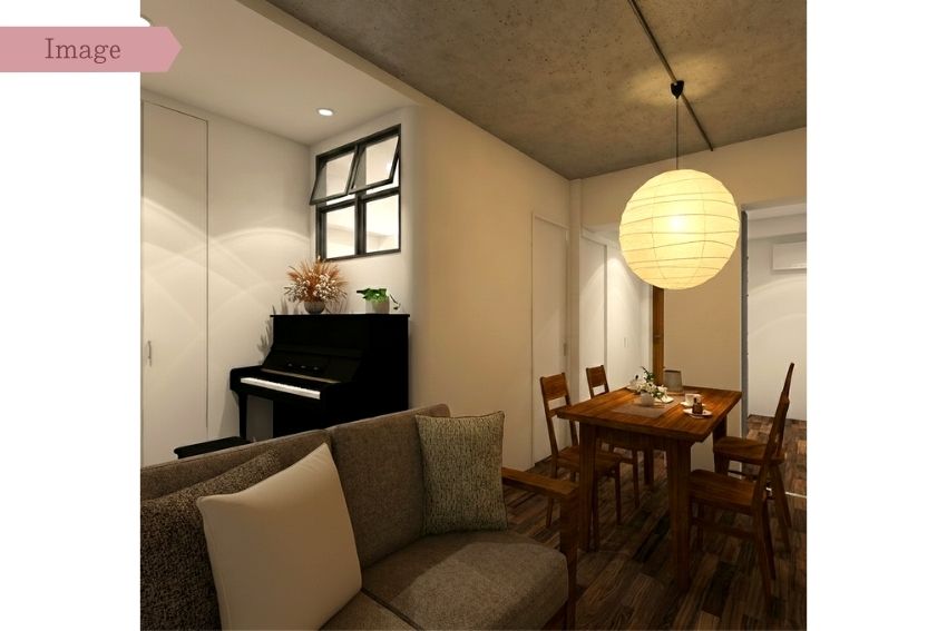 無骨さと温もりが共存する、古民家モダンリノベーション（船橋市・築40年のマンションリフォーム事例） 写真13